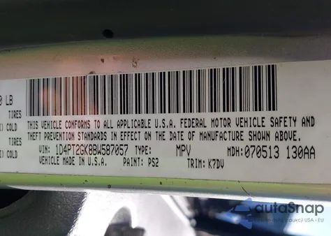 2011 Dodge Nitro Se from USA, damaged, VIN 1D4PT2GK8BW587057